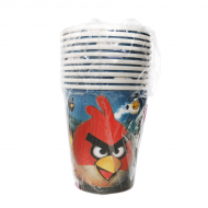 Стаканчики бумажные одноразовые "Angry Birds"